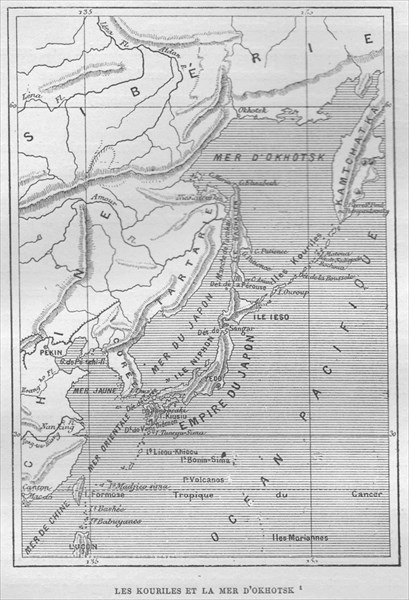 Карта из книги Жюля Верна